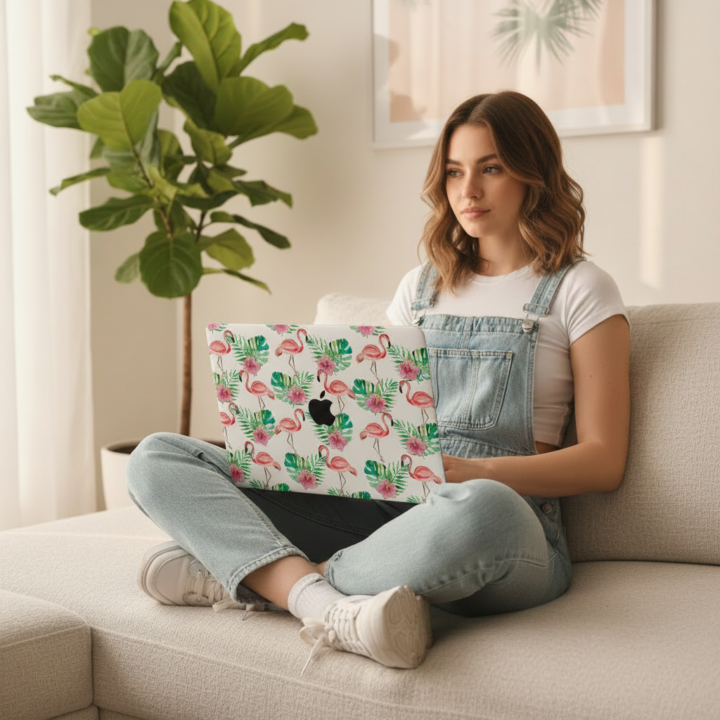 Flamingos MacBook Case