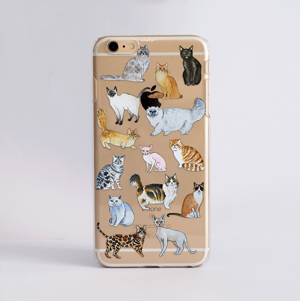Cats Clear Phone Case