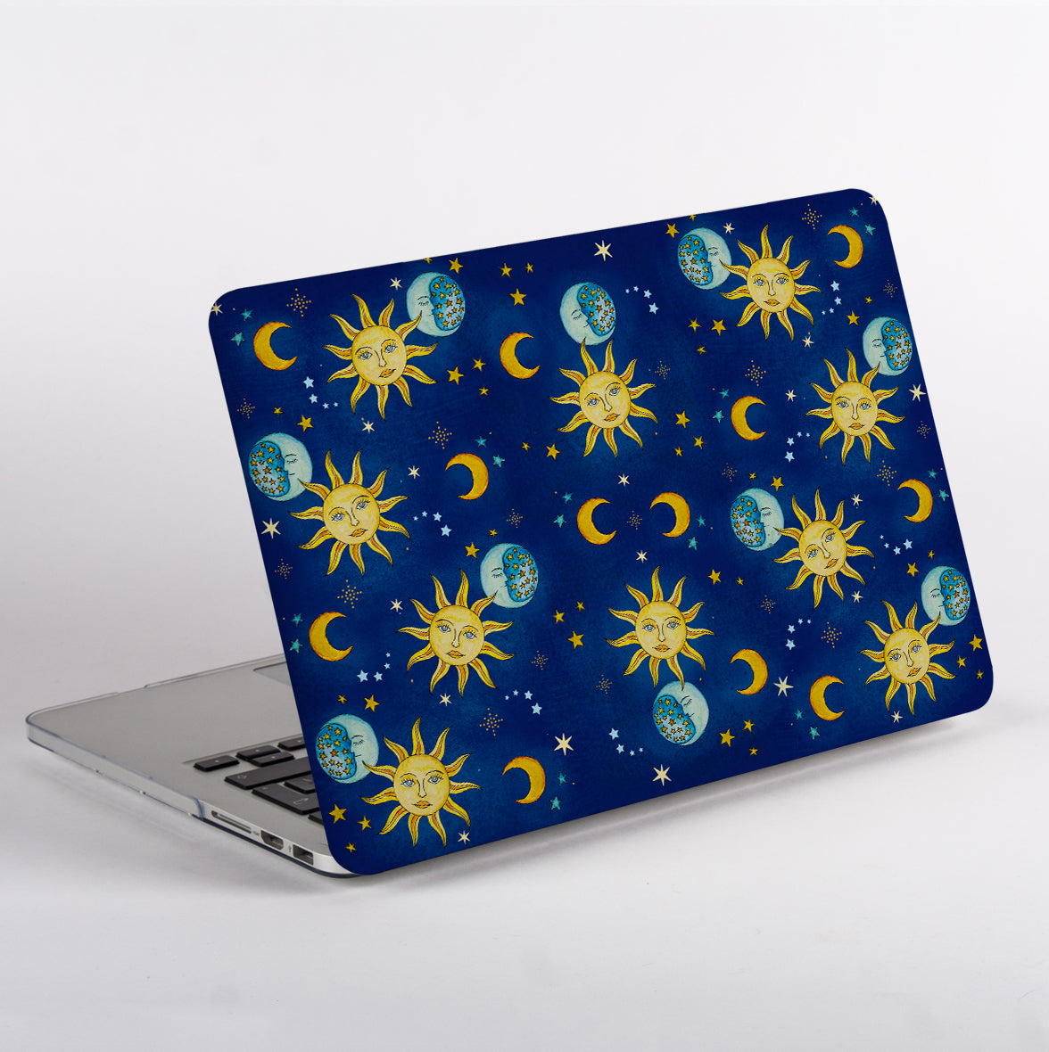 MacBook with a vintage celestial macbook case by dessi-designs