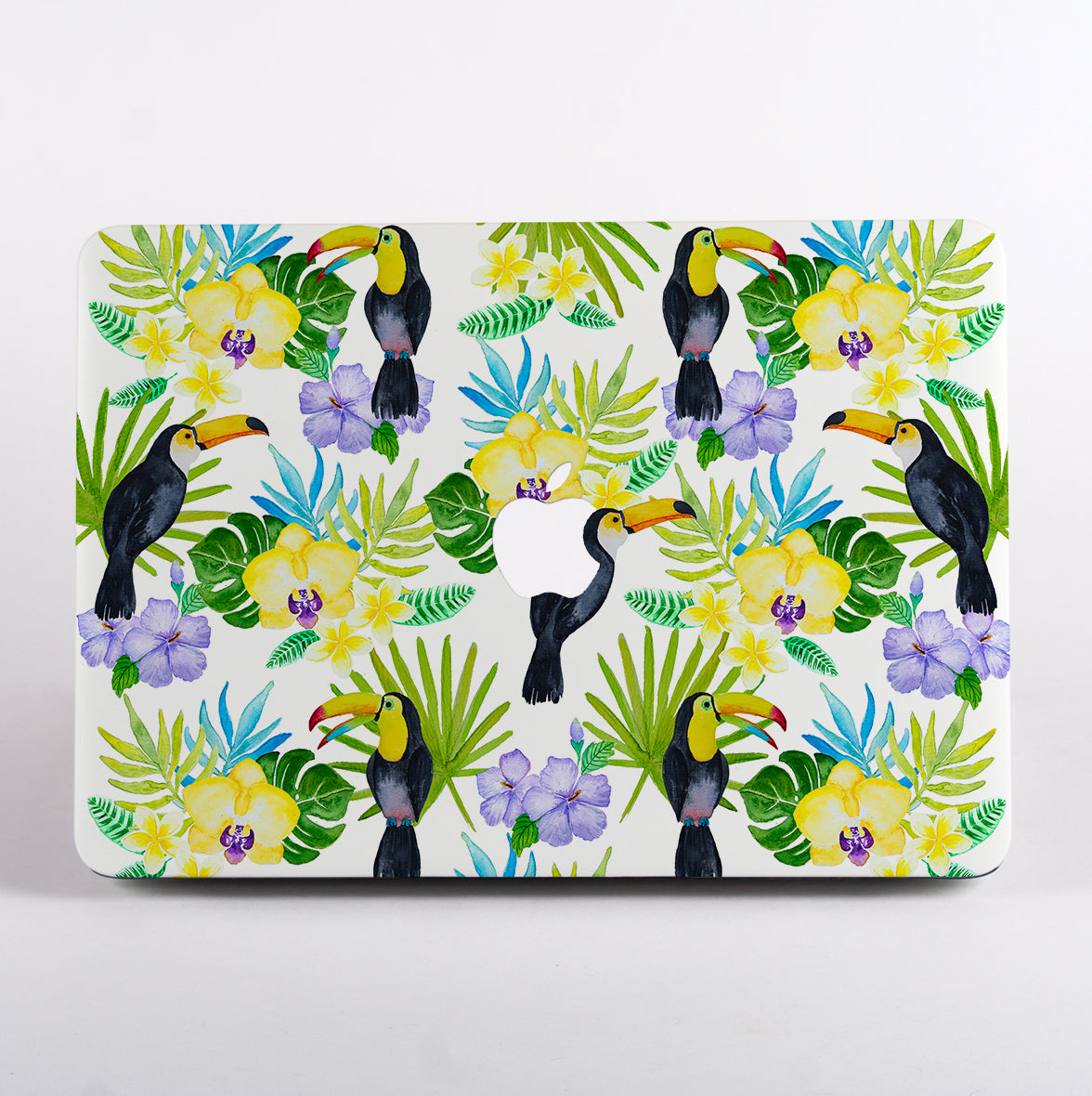 Floral Toucan MacBook Case