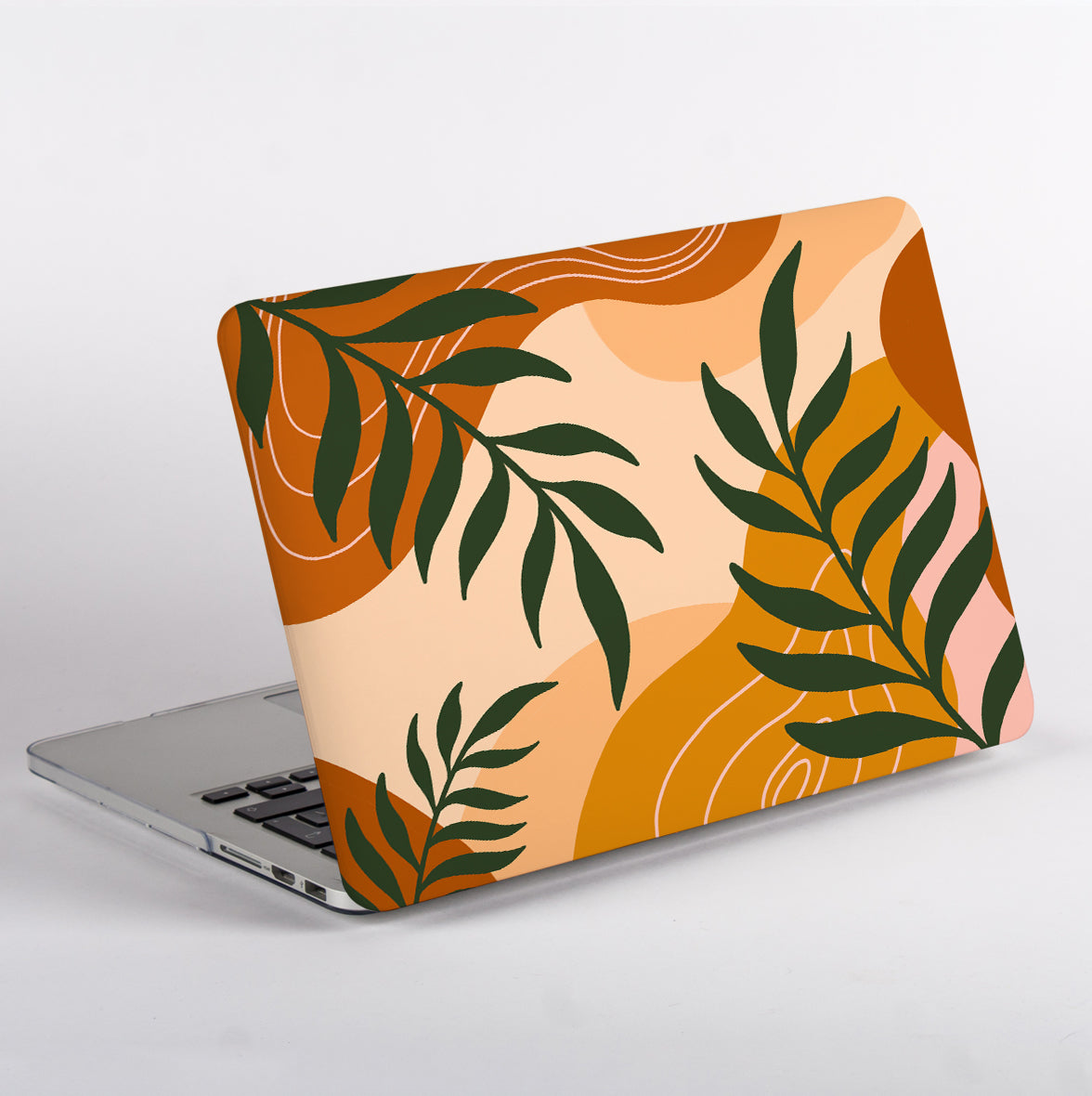 MacBook abstract botanical art Case without apple logo
