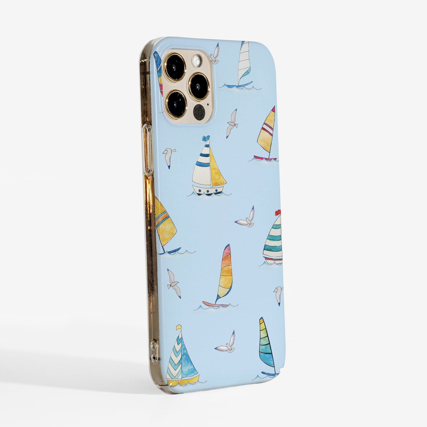 Blue Boats Phone Case