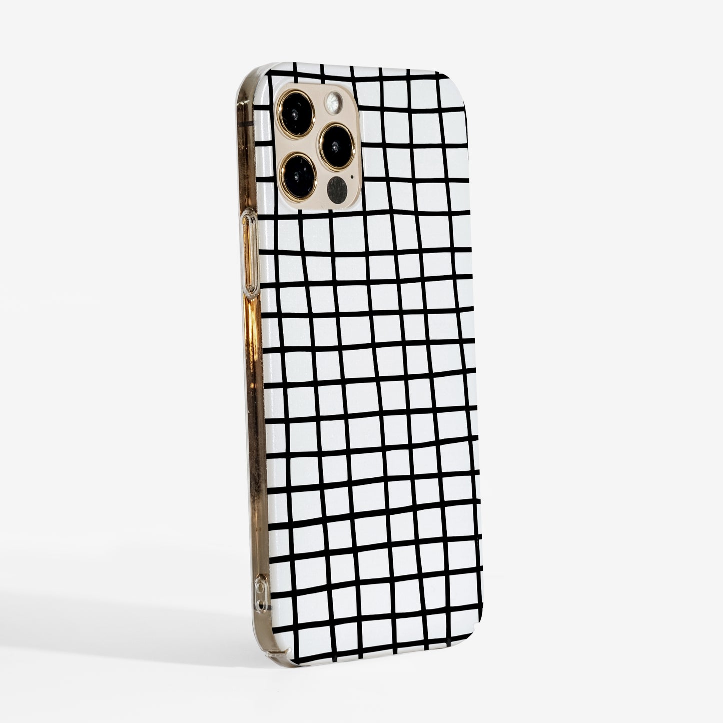 Cross Stripes Clear Phone Case