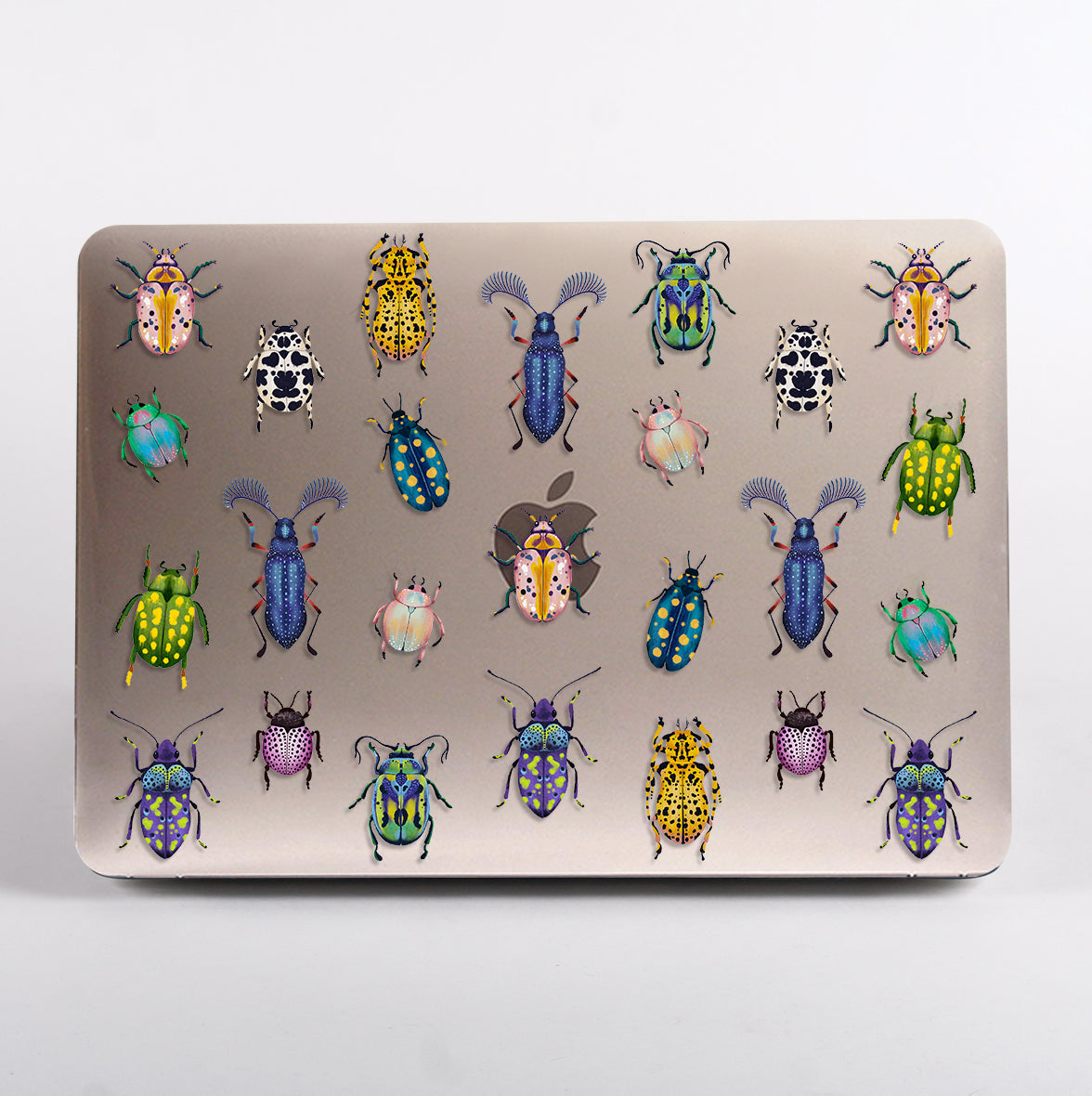 MacBook with colorful beetle pattern MacBook Case