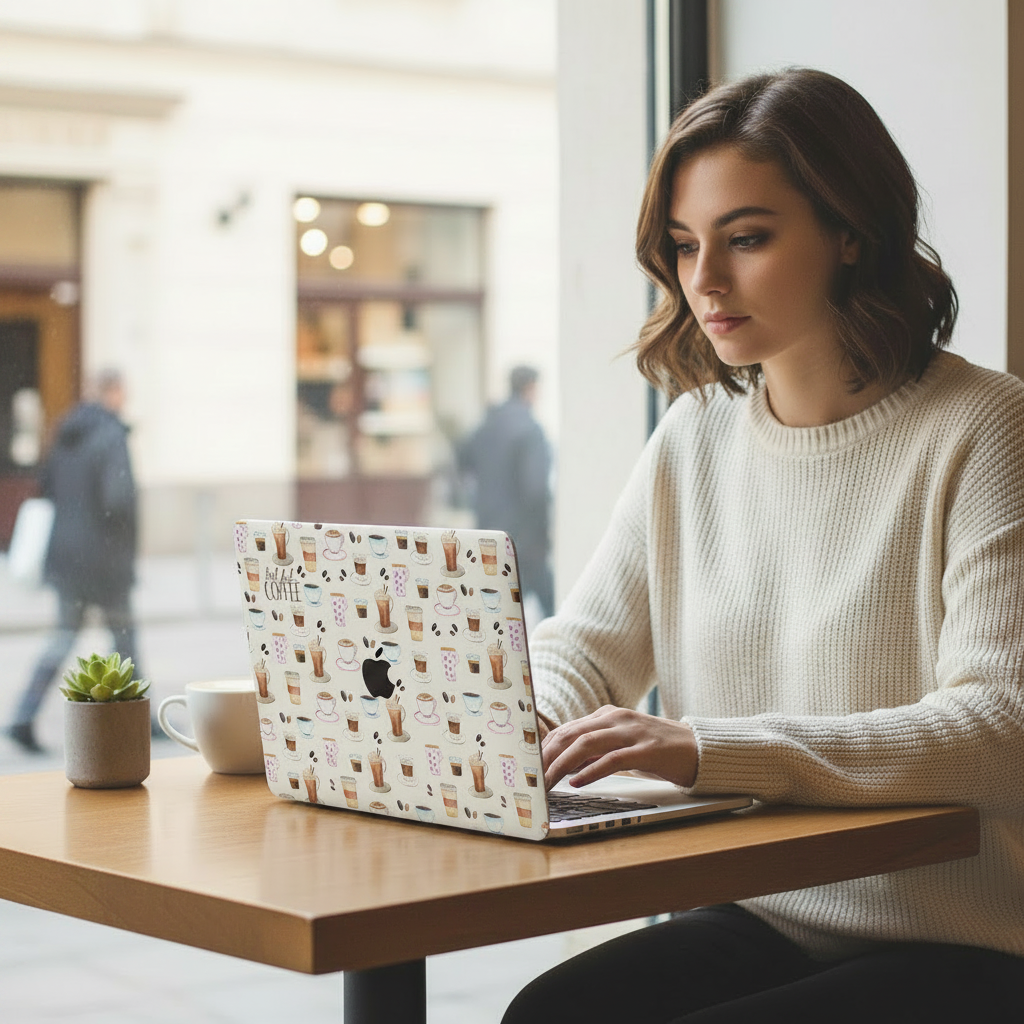 But First Coffee MacBook Case