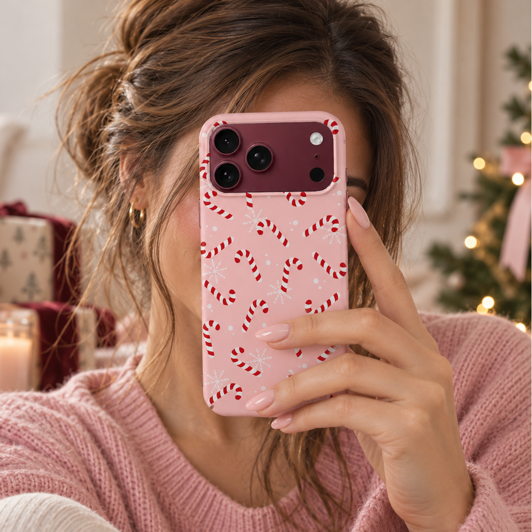 Candy Cane Phone Case