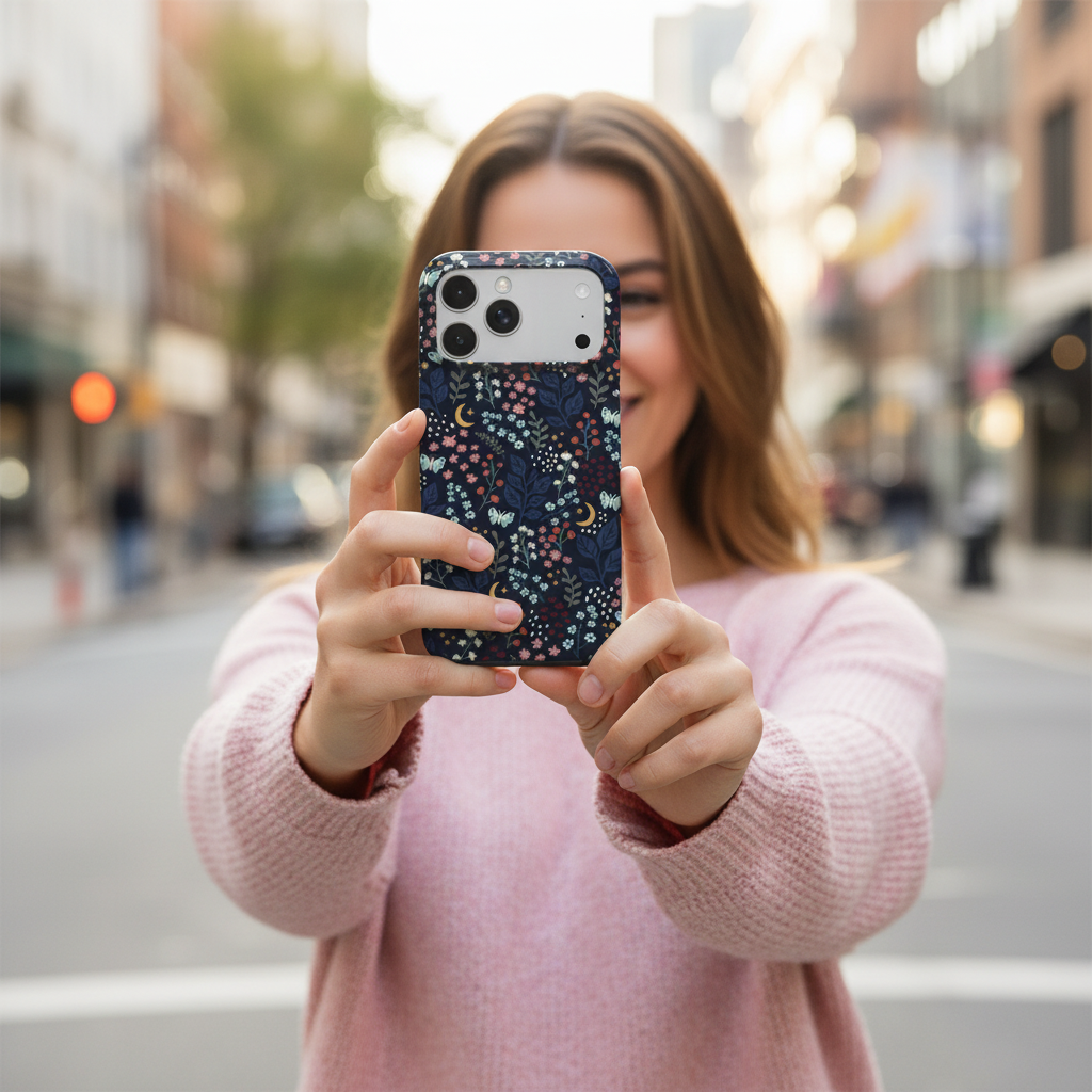 Midnight Floral Tough Phone Case