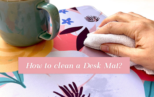 How to Clean a Desk Mat