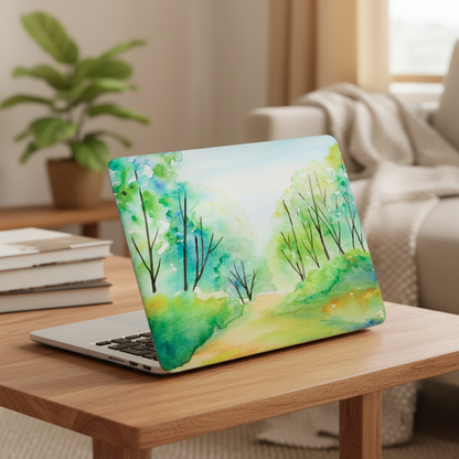 Watercolour Forest MacBook Case