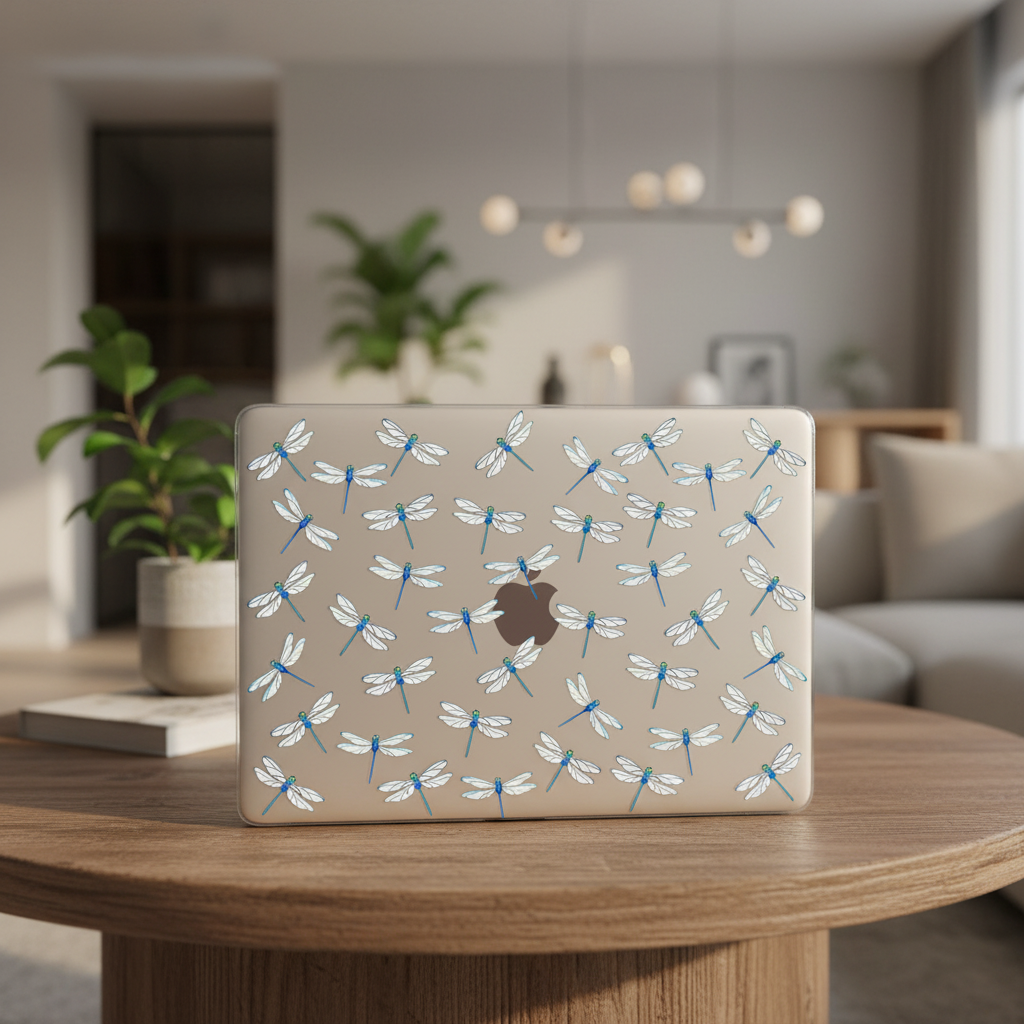 Clear Dragonfly MacBook Case