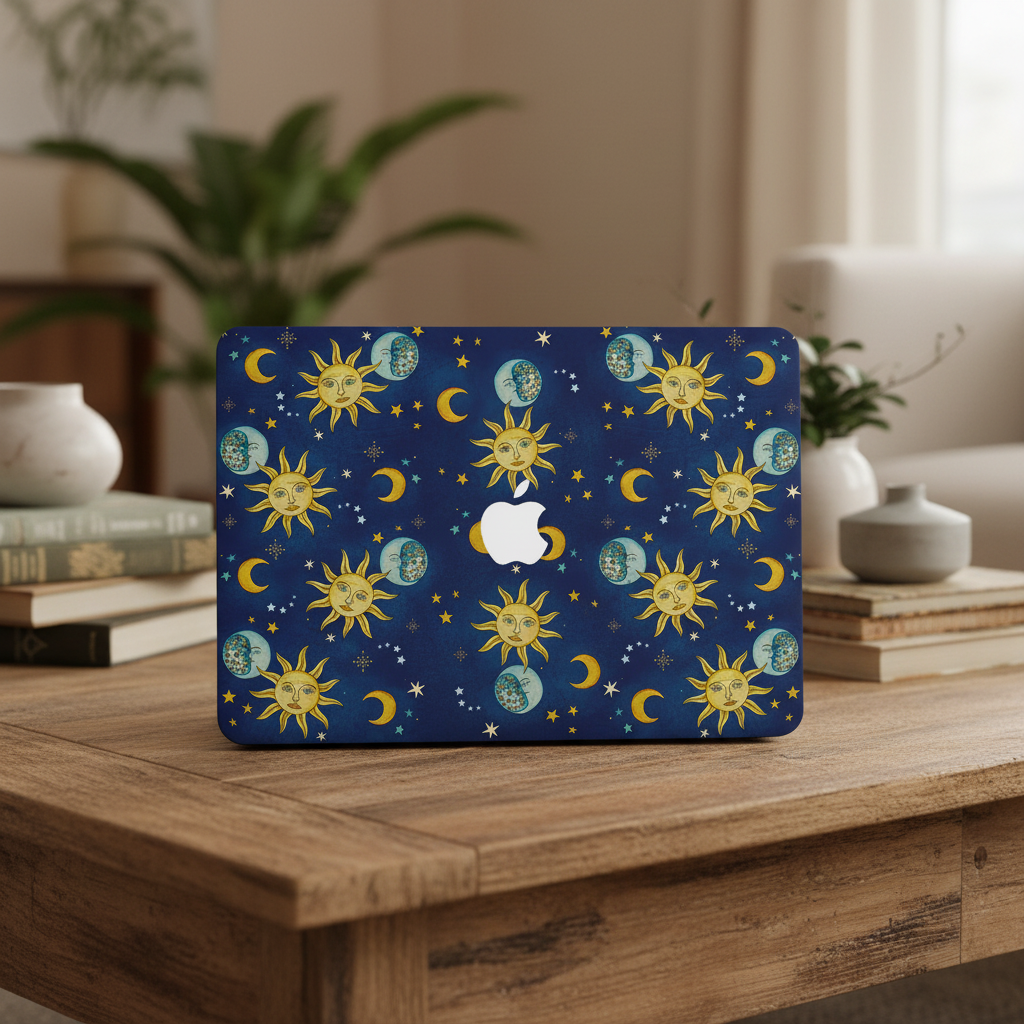 Vintage Celestial MacBook Case