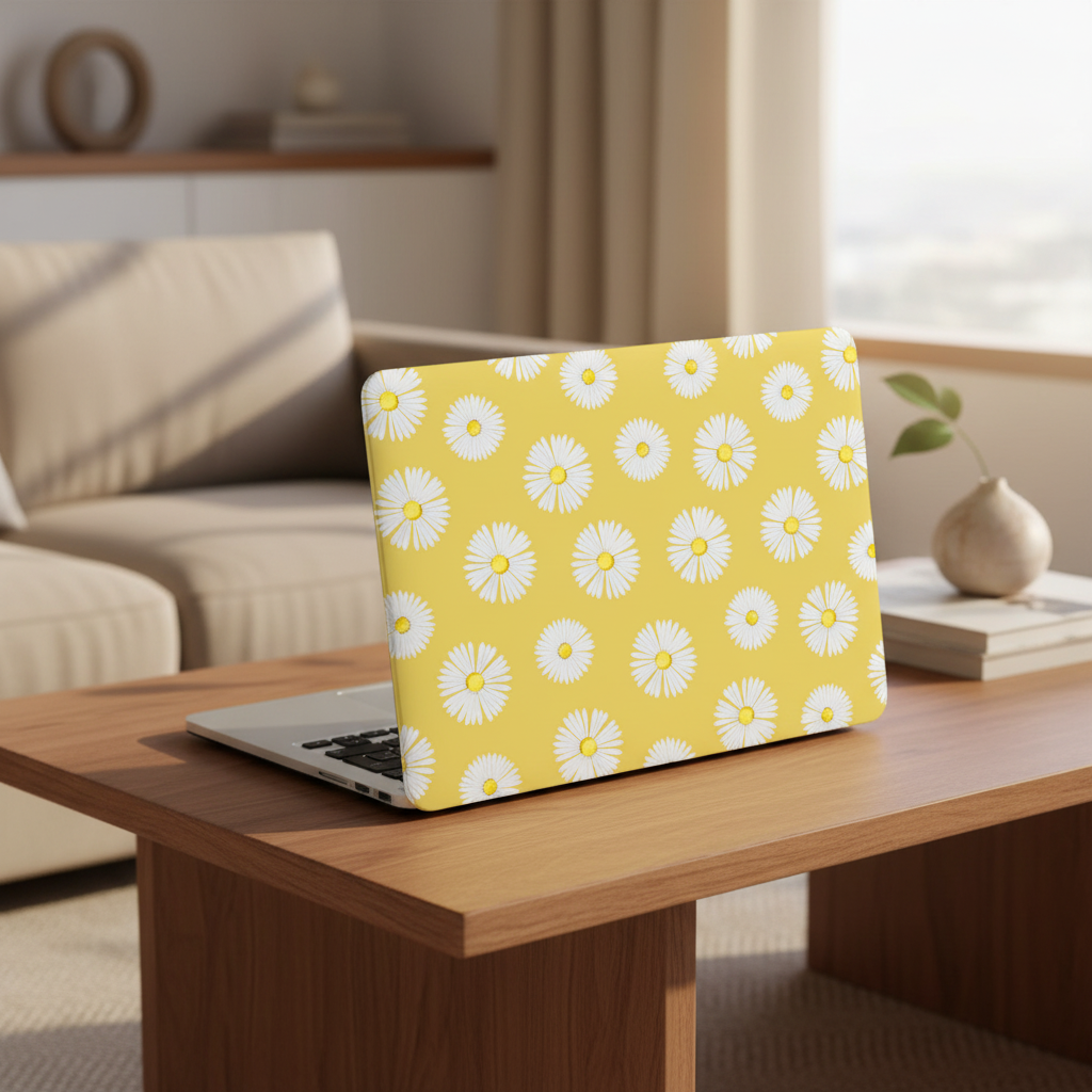 Daisy Flowers MacBook Case