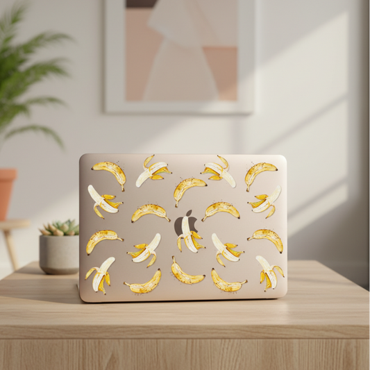 Clear Banana MacBook Case