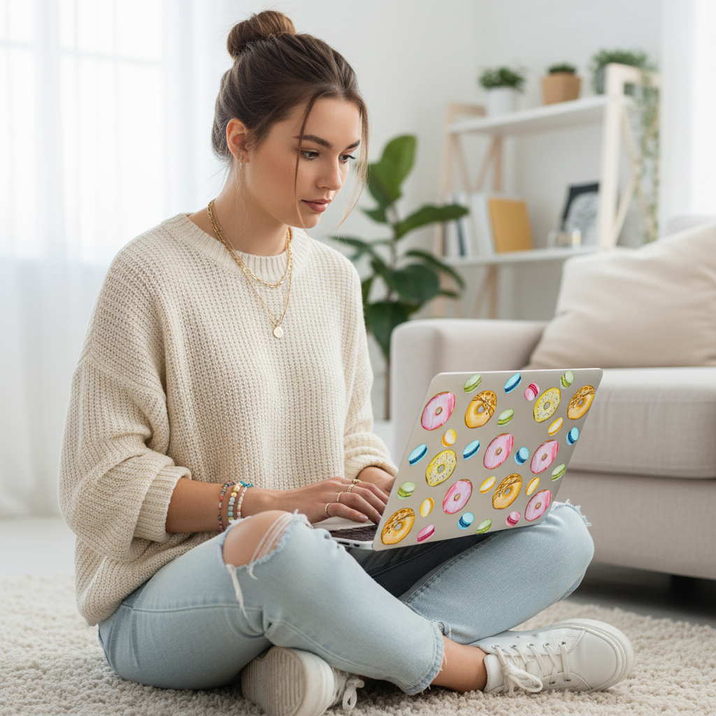 Clear Dessert MacBook Case