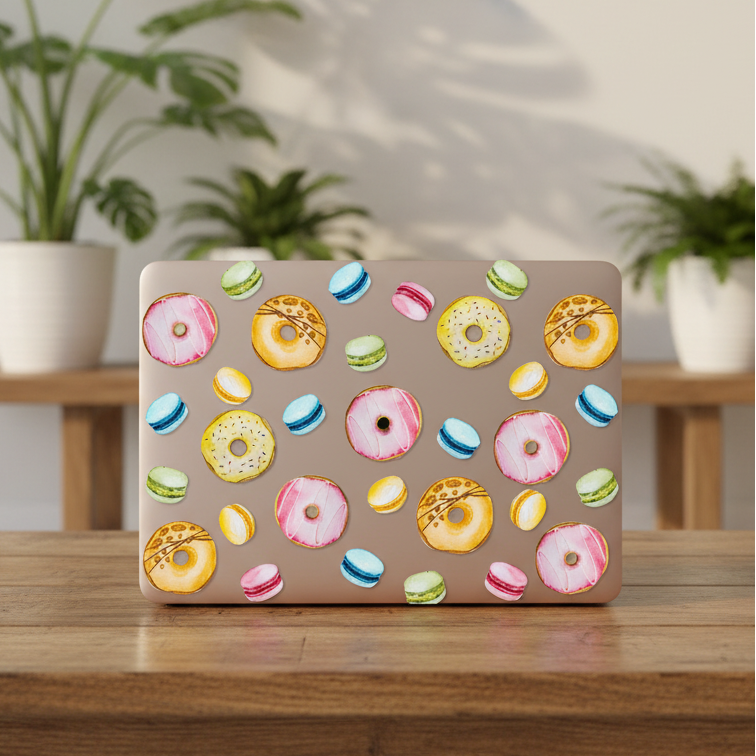 Clear Dessert MacBook Case