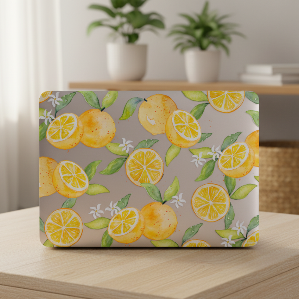 Clear Oranges MacBook Case