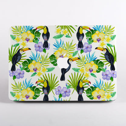 Floral Toucan MacBook Case