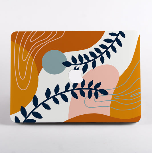 abstract painting macbook case on a macbook air
