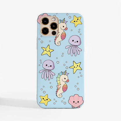 Cute Sea Creatures Phone Case
