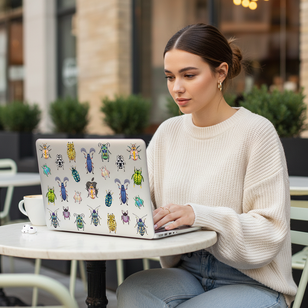 Beetles - Clear MacBook Case