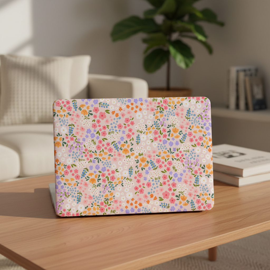 Cute Summer Flowers MacBook Case