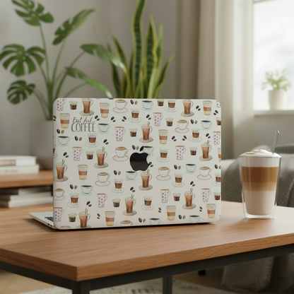 But First Coffee MacBook Case