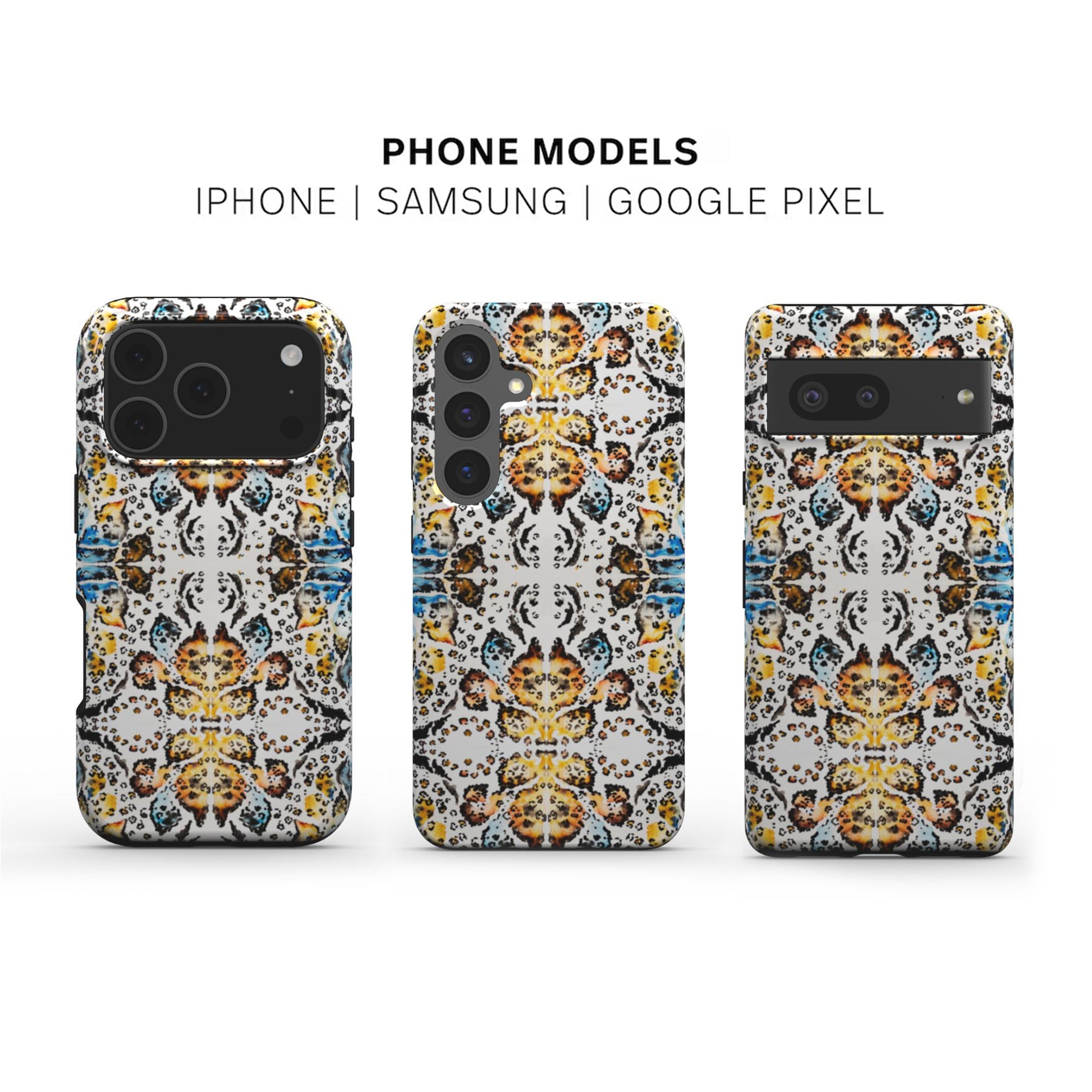 Abstract Animal Print Phone Case  available for iPhone and Android models