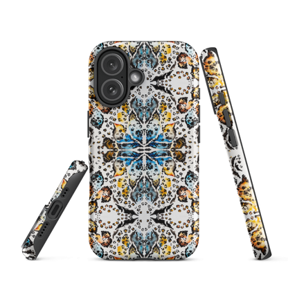 Protective Abstract Animal Print Phone Casewith bold pattern in glossy finish and and sturdy dual-layer protection