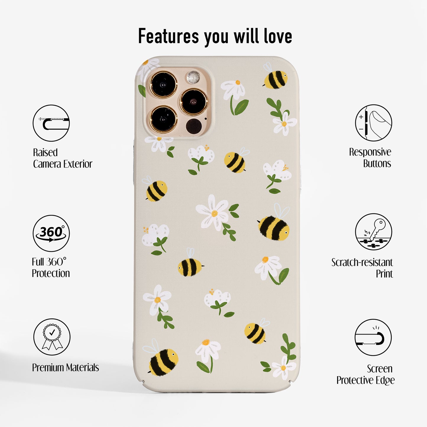 Bees Phone Case