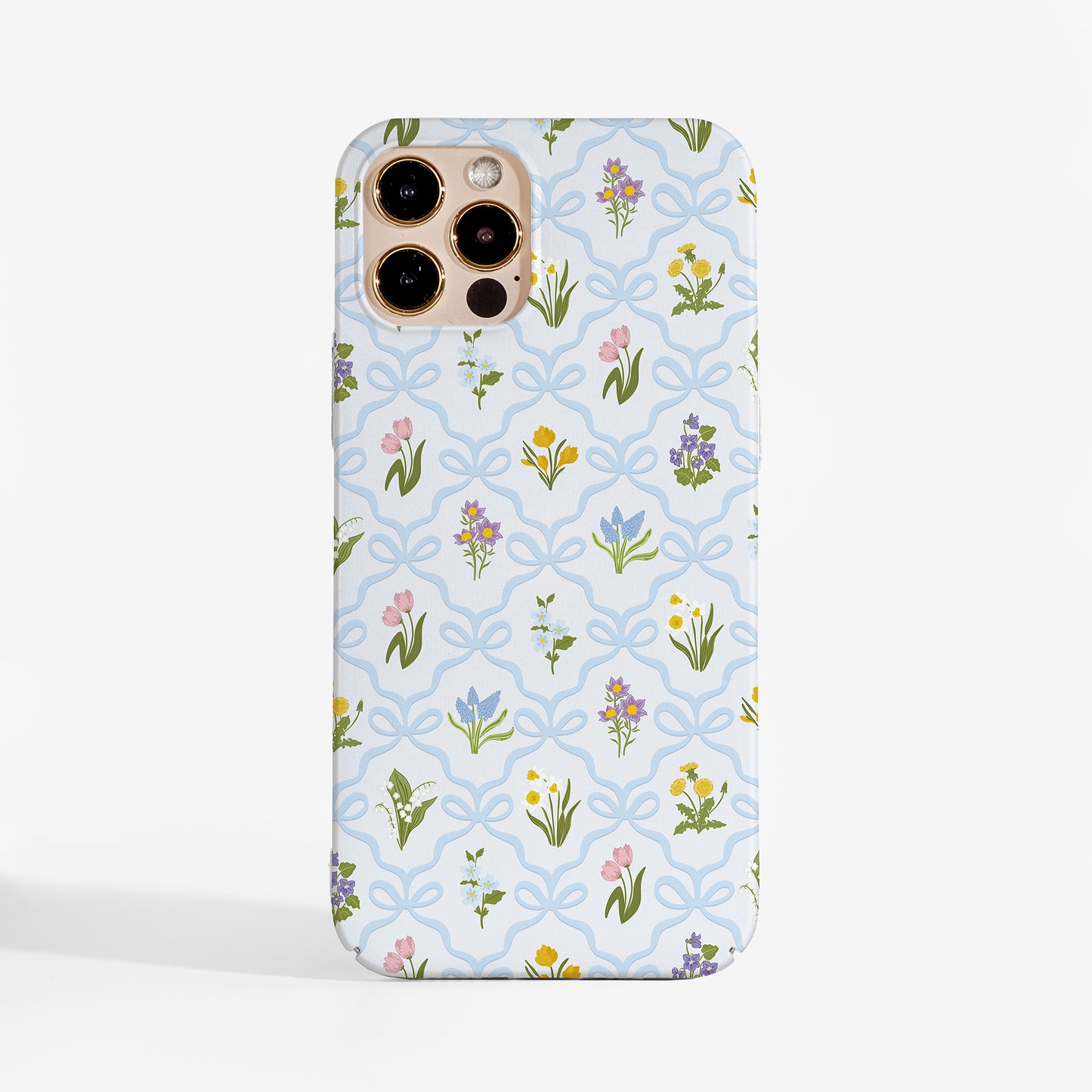 Blue Wild Flowers Phone Case