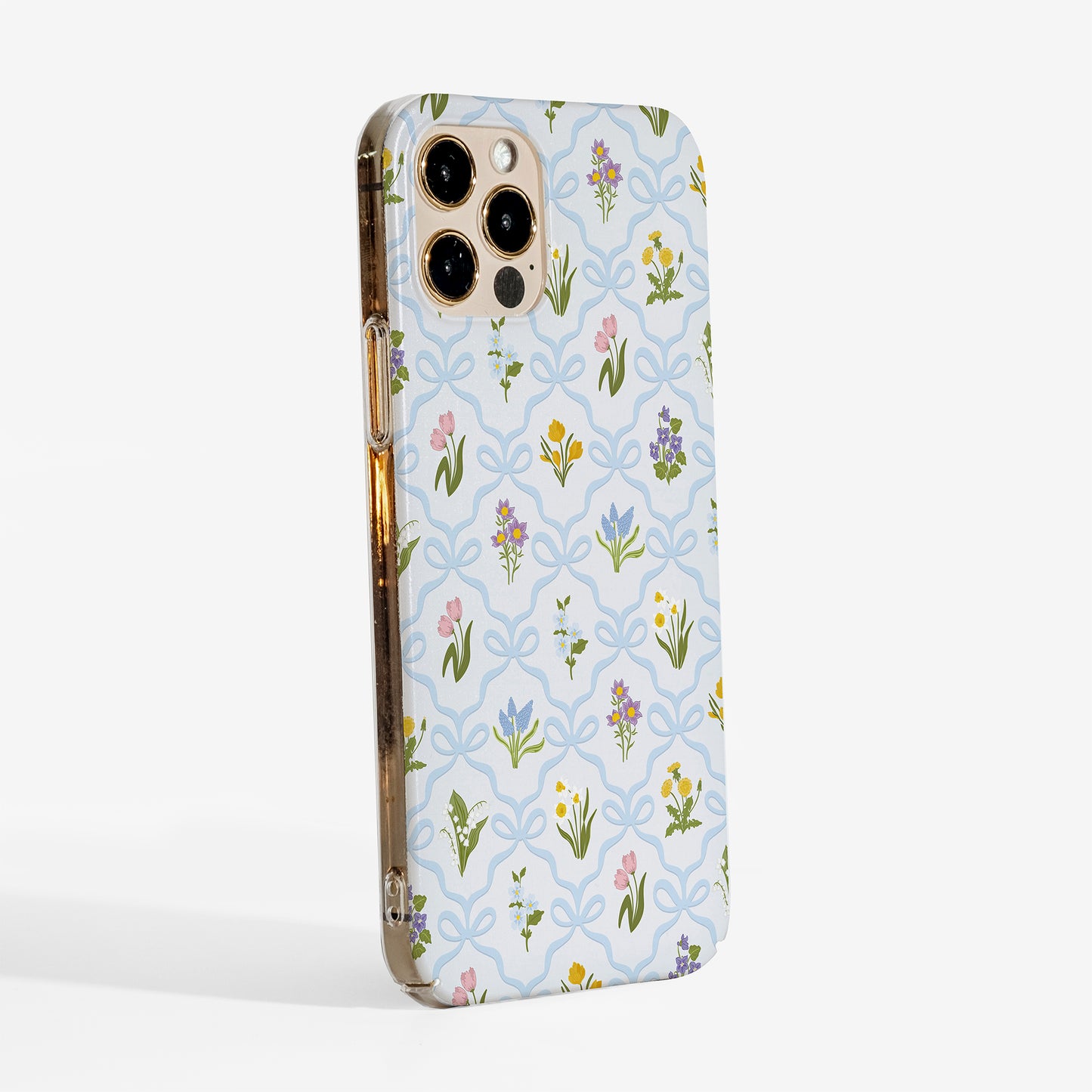 Blue Wild Flowers Phone Case