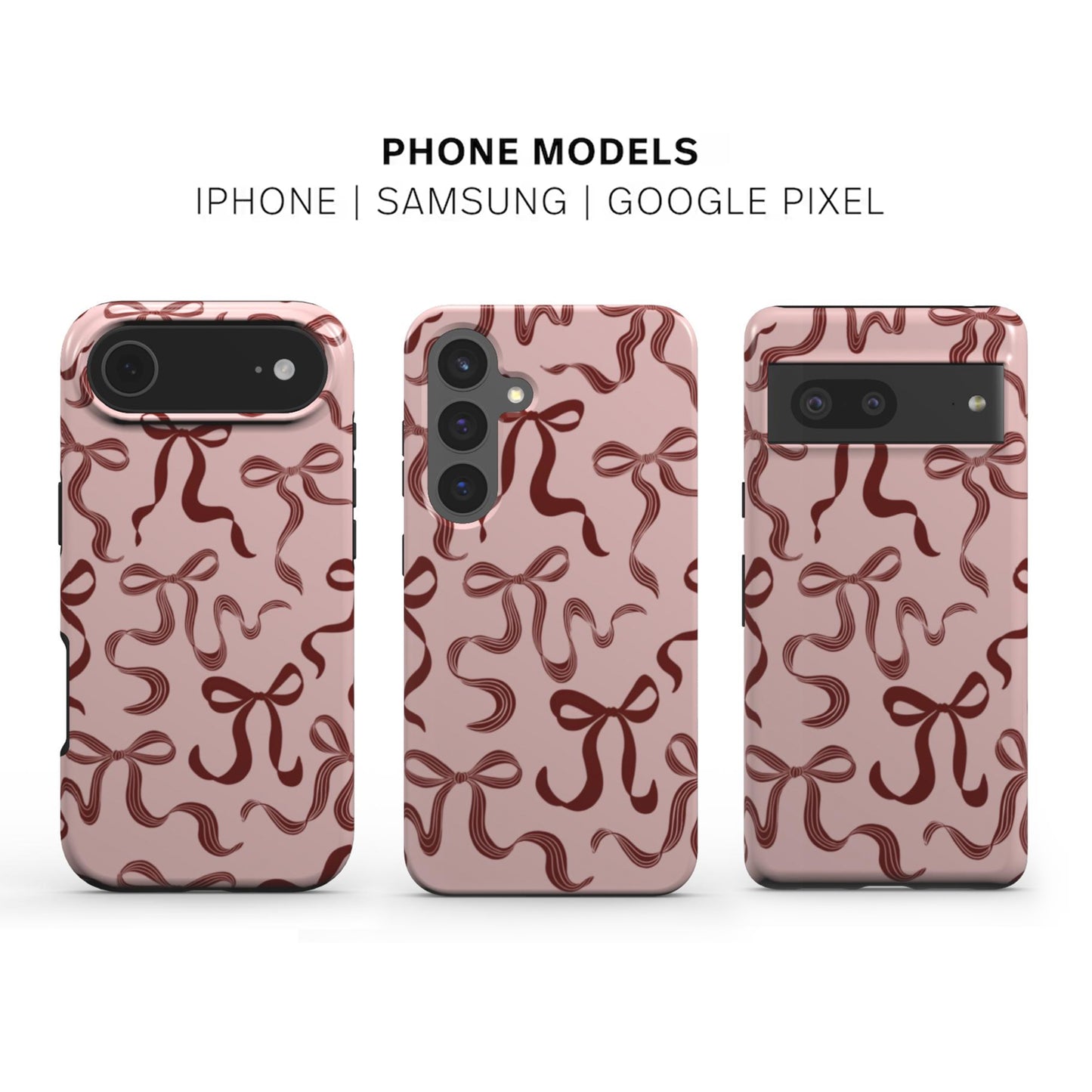 Christmas Bows Tough Phone Case