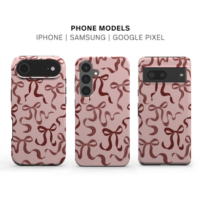 Christmas Bows Tough Phone Case