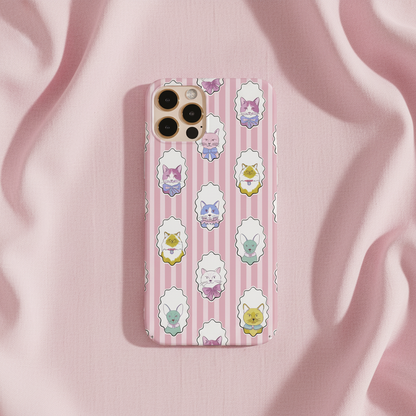     Chic Cats phone case shown on an iPhone