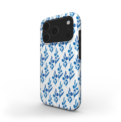 Side view of the China Porcelain tough Case showing glossy surface and full wrap around print.