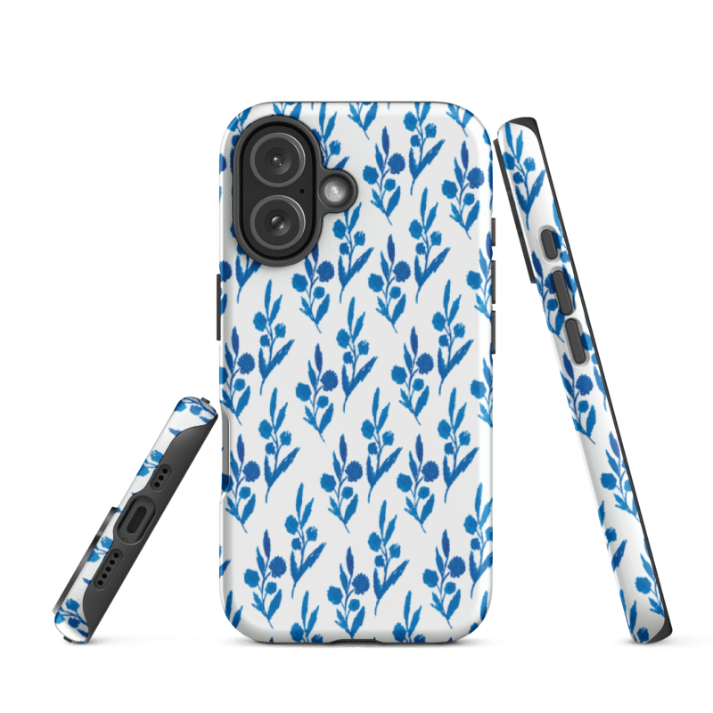 China Porcelain Tough Case showing glossy surface and sturdy dual-layer protection.