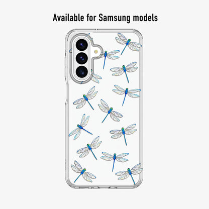 Clear Dragonfly Phone Case available for Samsung and Adroid models