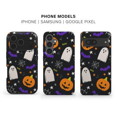 Cute Ghosts Phone Case available for iPhone Samsung and Google models 