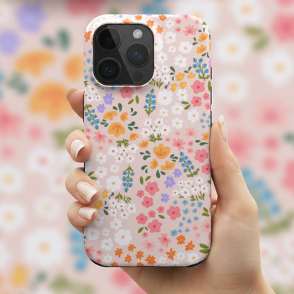 Summer floral Phone case with pretty floral design