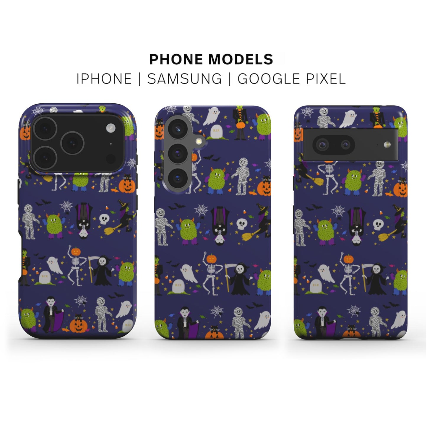 Halloween Parade Phone Case  available for iPhone Samsung and Google models 