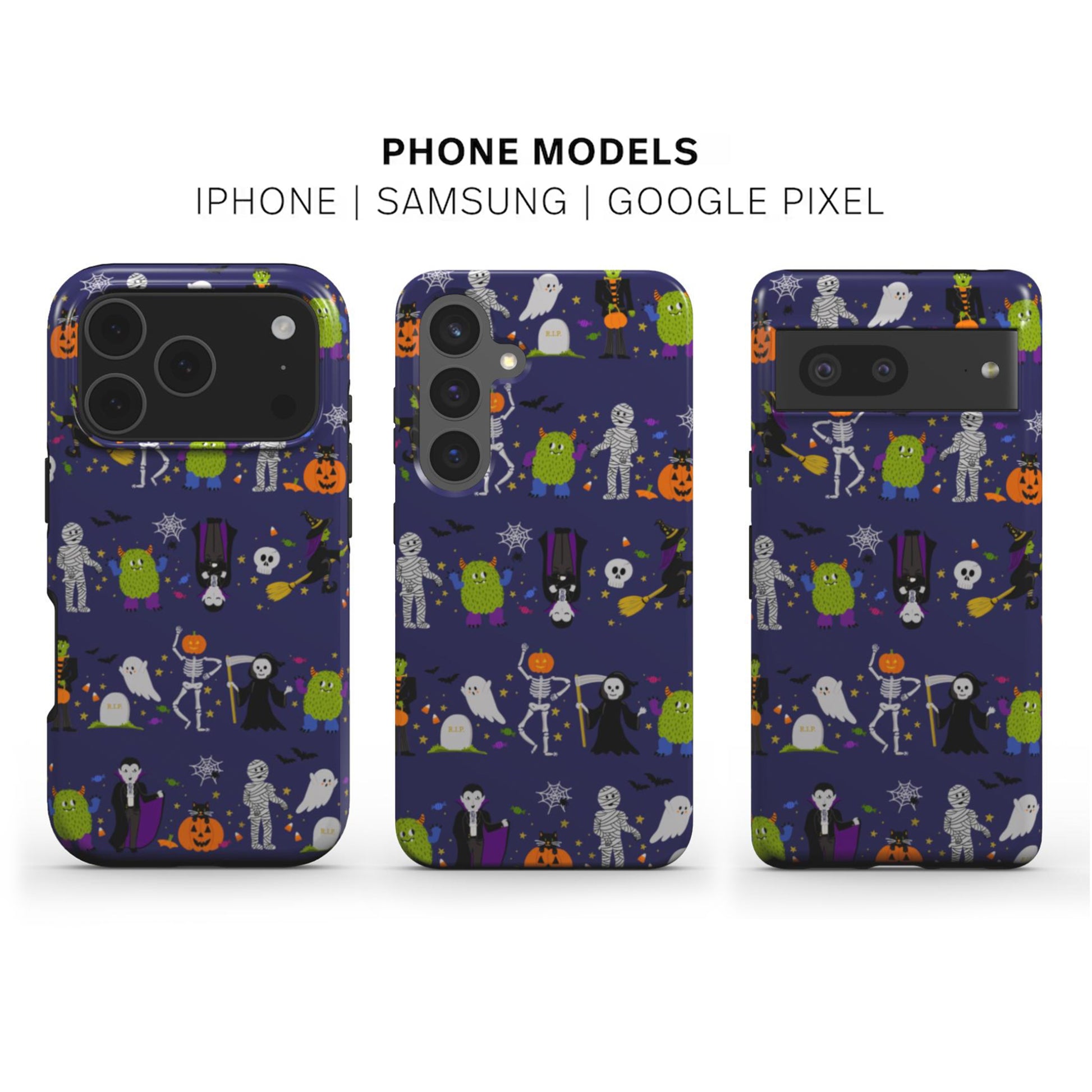 Halloween Parade Phone Case  available for iPhone Samsung and Google models 