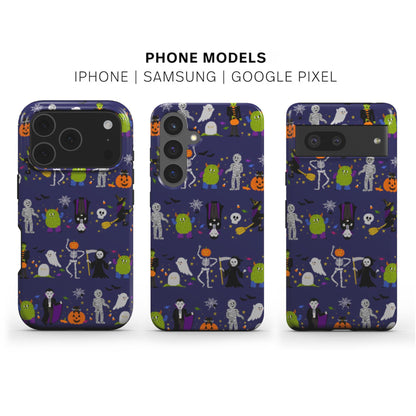 Halloween Parade Phone Case  available for iPhone Samsung and Google models 