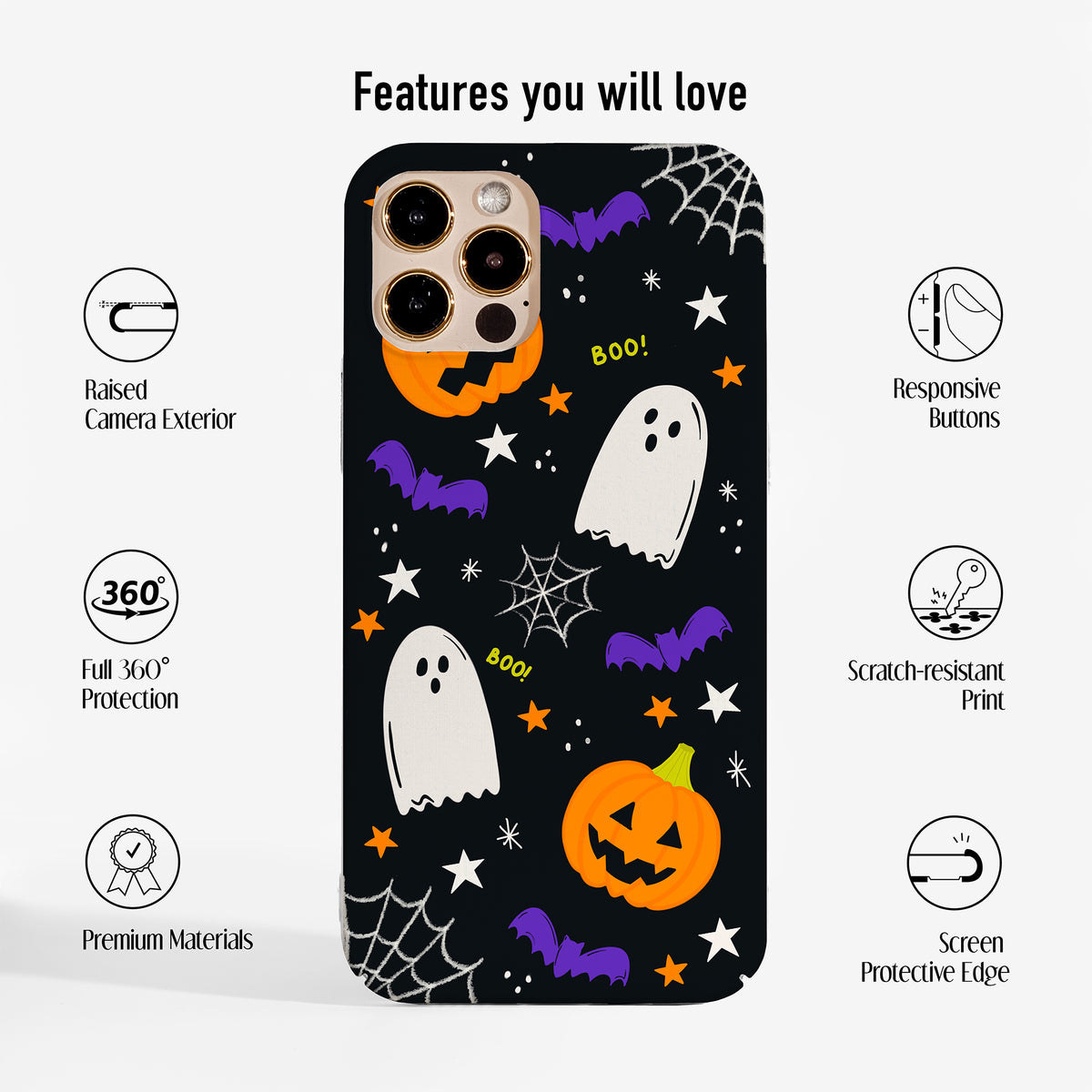 Cute Halloween Ghost Phone Case