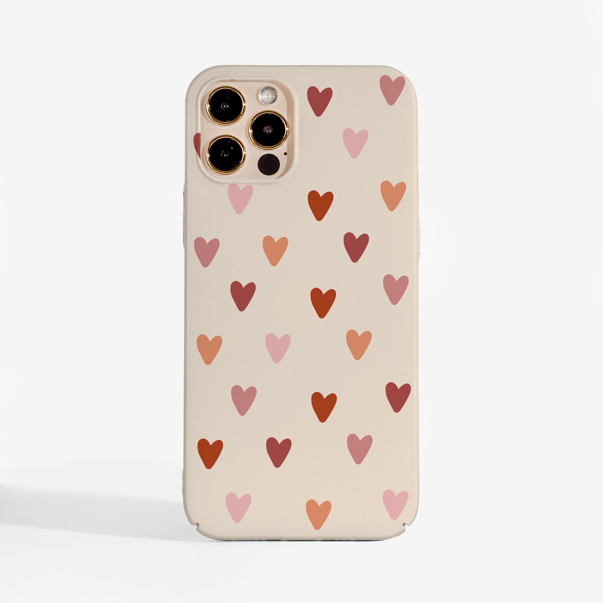 Cute hearts phone case. A pretty and protective phone case for iPhone, Samsung, and Google Pixel