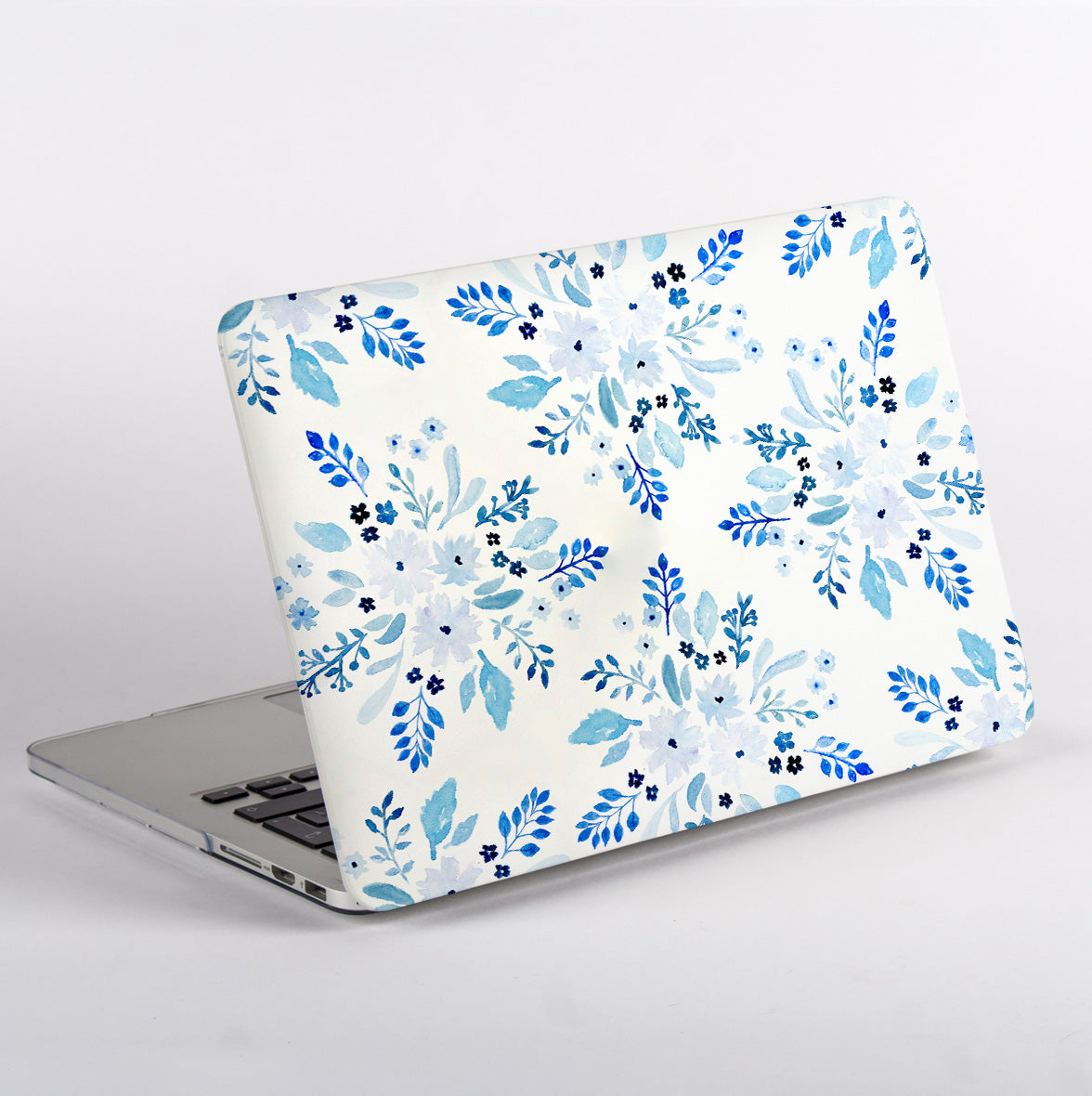 Blue Florals MacBook Case