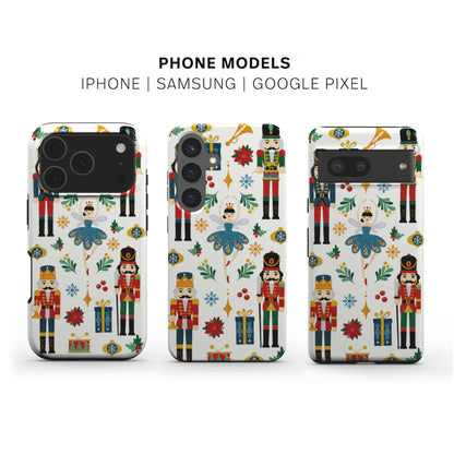 Nutcracker Ballet Phone Case available for iPhone Samsung and Google models 