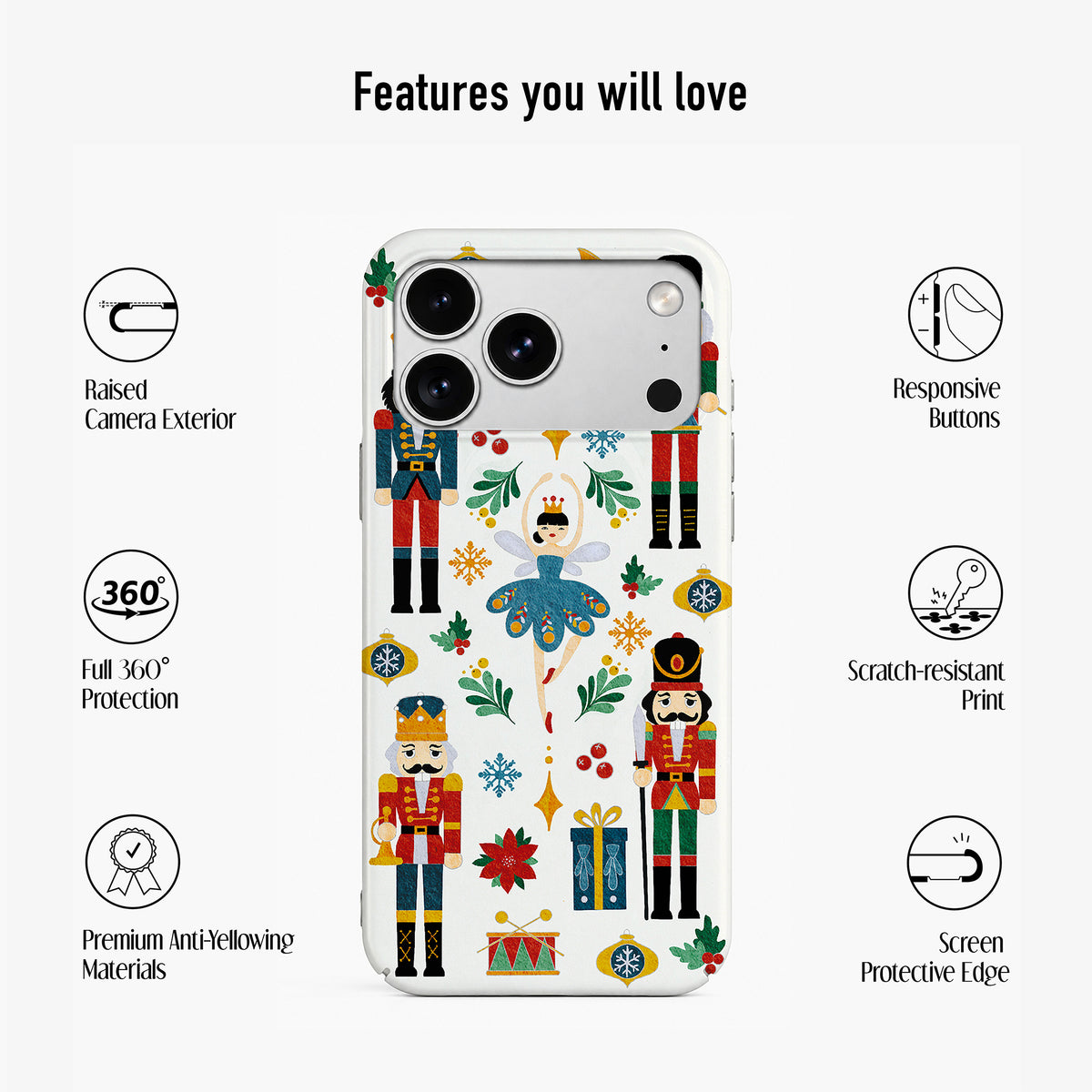 Nutcracker Ballet Phone Case
