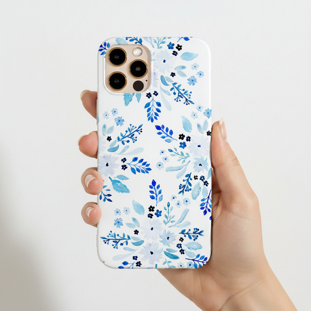 Blue Florals Phone Case
