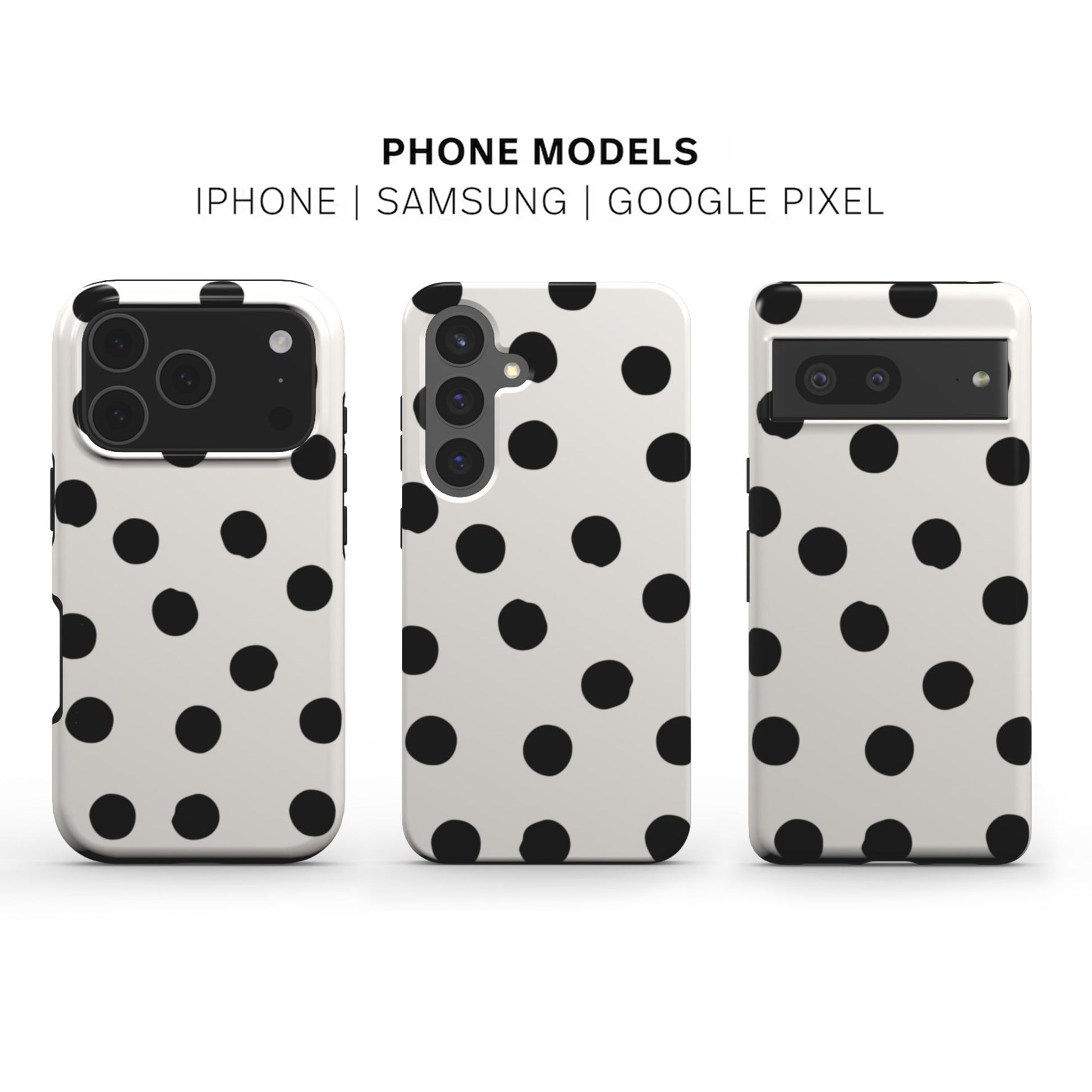 Painted dots phone case  available for iPhone Samsung and Google models