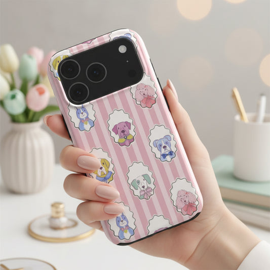 Posh Pups | Cute Dogs Tough Phone Case